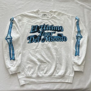 Bad Bunny Merch El Ultimo Tour Del Mundo Crewneck Sweatshirt Size M - Picture 1 of 7