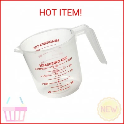 Taza medidora de plástico Norpro 3036 de 2 tazas con medidas métricas Foto 1 de 2