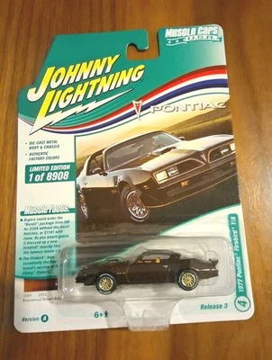 1977 Pontiac Firebird T/A Johnny Lightning  Brentwood Brown 🔥X4 - Image 1 of 4