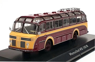 Atlas Editions 1/76 Scale 4642 107 - Henschel HS 100N Coach - Maroon/Beige - Image 1 of 4