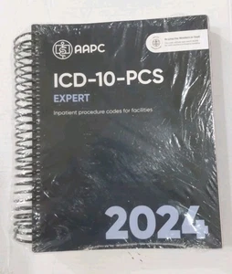 NEW SEALED AAPC ICD-10-PCS 2024 Expert Code Book | Spiral Bound Inpatient - Imagen 1 de 2