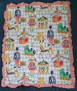 Vintage Jessica Brookes Kinderbett Steppdecke Spielzeug Puppe Soldat Teddy - Bild 1 von 6
