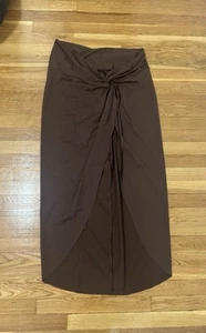 Skims Size 3X Recycled Swim Sarong Skirt Cocoa Brown SW-SKT-0016 NWT - Picture 1 of 9
