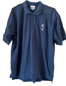 Walt Disney World 90’s Mickey Mouse Golf Polo Shirt Blue SZ XL - Picture 1 of 10