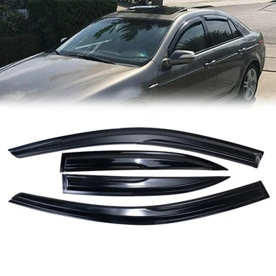 Para Acura TSX 2004-2008 sedán ventana visera ventilación sombra sol lluvia deflectores Foto 1 de 4
