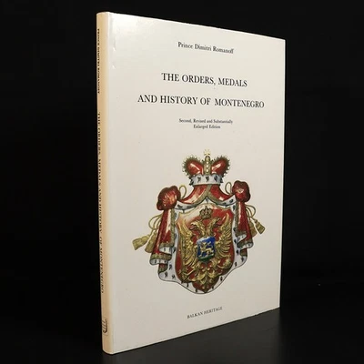 1996 Orders Medals History Of Montenegro Military Reference Book Signed Author - Image 1 of 4