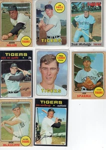 Lote Tigres de Detroit 1968-1972 Lote * Tarjetas Ver Escaneo - Imagen 1 de 2