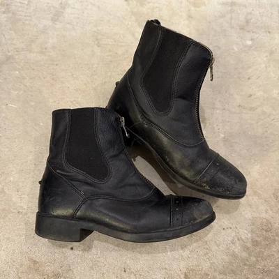 Botas de paddock ecuestres con cremallera para jóvenes Ariat Heritage IV talla 13 negras Foto 1 de 4