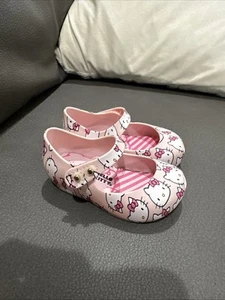 Mini Melissa Toddler Girl HELLO KITTY Sandals Size 5 - Picture 1 of 5