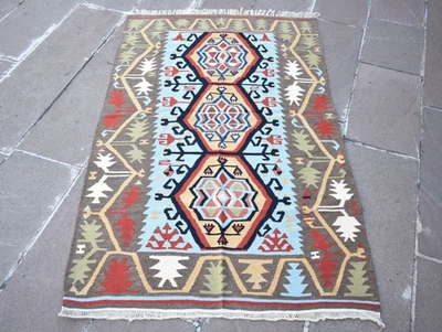 Alfombra turca vintage 40"" x 61"" alfombra Kayseri anatolia decoración del hogar alfombra de lana Foto 1 de 4
