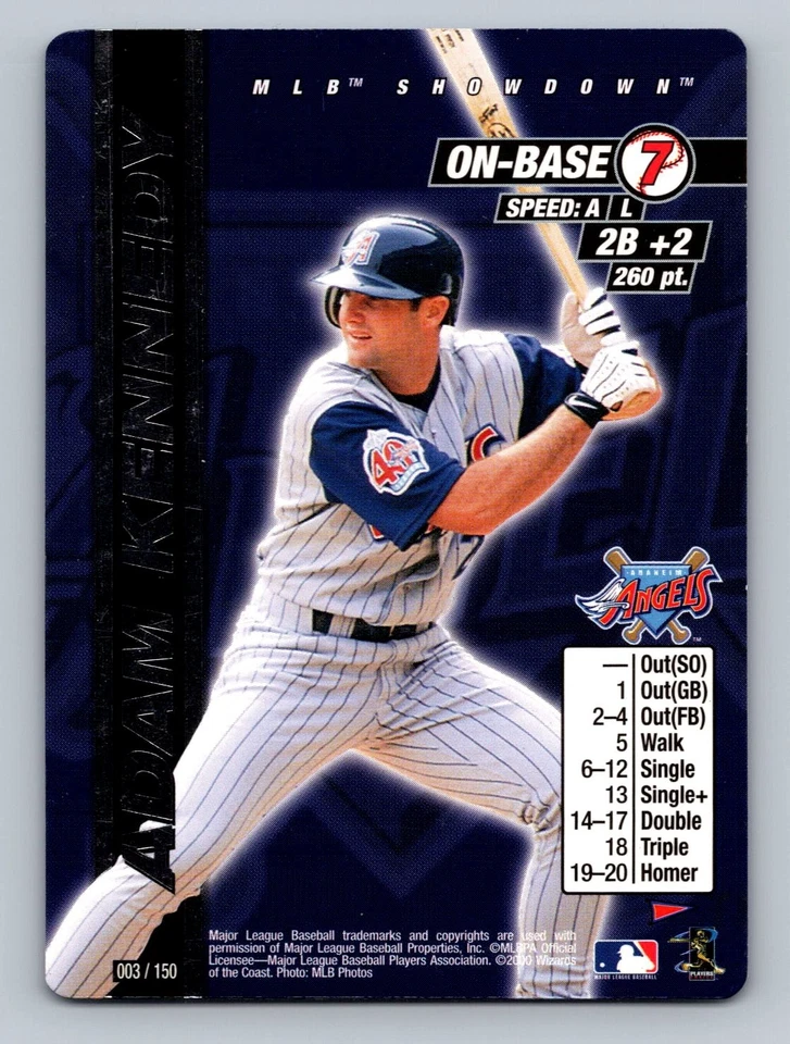 2000 MLB Showdown Pennant Run  #003 Adam Kennedy Unlimited - Image 1 of 2