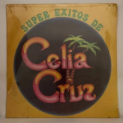 CELIA CRUZ - SUPER EXITOS DE CELIA CRUZ - 1986 MEXICAN LP ALBUM MILD COVER - Image 1 of 4
