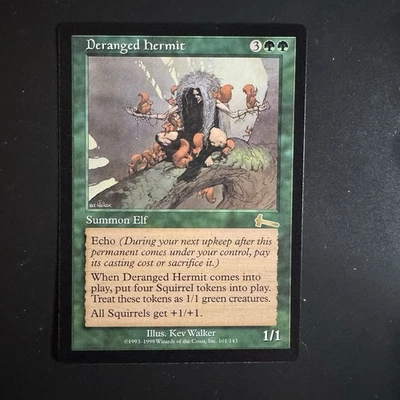 Magic the Gathering MTG Deranged Hermit Urza's Legacy Lightly Played LP - Image 1 of 2