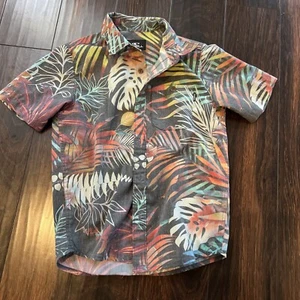 O'Neill Shirt Boys Medium Standard Fit Colorful Floral Aloha Surfer Beach 5 6 - Picture 1 of 8