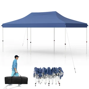 10 x 20 FT Waterproof Folding Party Tent w/Carrying Bag Instant Sunshade Shelter - Picture 1 of 10
