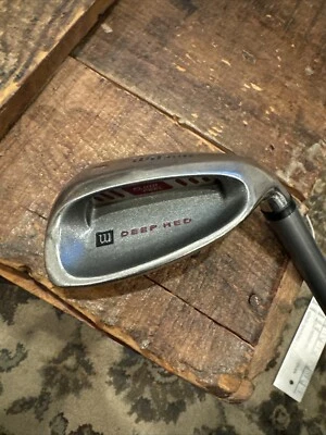 Wilson Staff Fluid Feel Deep Red Lob L LW Wedge Fat Shaft 35” Damas Foto 1 de 4