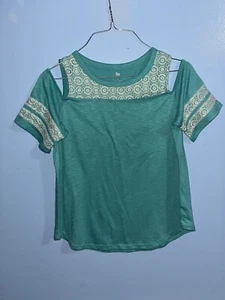 SO Turquoise Off The Shoulder, Kids 6 - Picture 1 of 4