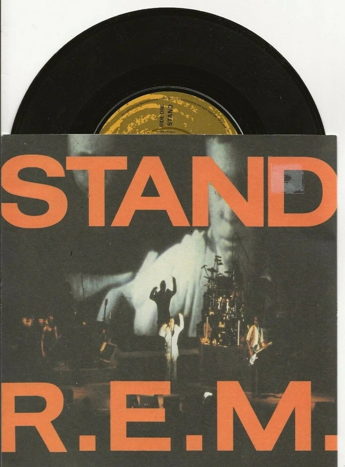 R.E.M. STAND/POP SONG '89 LIVE MINT ORIGINAL UK SINGLE IN RECYCLED PAPER SLEEVE - Image 1 of 1
