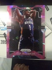 19-20 Prizm Zion Williamson Pink Ice RC Pelicans Nice!