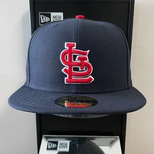 MLB - St. Louis Cardinals 59FIFTY Fitted New Era Cap - Navy - Picture 1 of 4