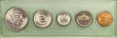 1964-D KENNEDY HALF MINT SET - UNC - IN HOLDER - L@@K AT PICTURES!!!!!  #6711 - Image 1 of 2