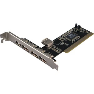 LogiLink PC0028 PCI Carte D'Interface USB 2.0 4+1x - Photo 1/1