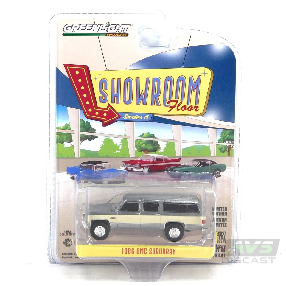 CHASE 1986 GMC Suburban - Bronze Diecast 1 64 Scale Model - Greenlight 68060E