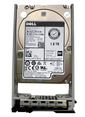 VJ7CD Dell ST1800MM0168 1.8TB 10K RPM 2.5" 12Gbps SAS SERVER Hard Drive W/ CADDY - Image 1 of 4