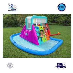 H2OGO! Triple Splash Kids Inflatable Water Park - Picture 1 of 9
