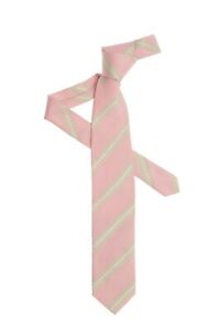 Ballantyne rosa Krawatte aus 100 % Seide
