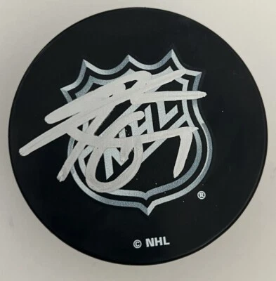 Mark Stone Signed Autographed Vegas Golden Knights NHL Puck 2023 Stanley Cup - Image 1 of 2