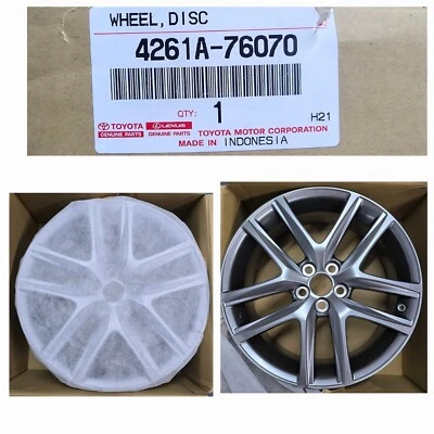 Genuine Lexus Ct200h Disc Wheel Zwa10 2014 To 2017 Oem 4261A-76070 RRP £659 - Image 1 of 2