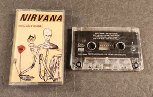 NIRVANA 'INCESTICIDE' Cassette 1992 Sub Pop Geffen Records Tested & Works - Foto 1 di 2