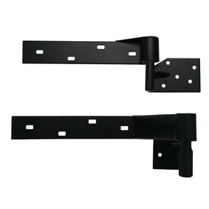 Adjustable Heavy Duty Rising Gate Hinges 1 Set of Top and Bottom Right Hand Gate - Picture 1 of 6