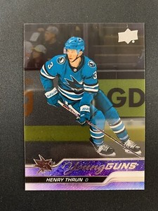 2023-24 UPPER DECK SERIES 1 CLEAR CUT YOUNG GUNS HENRY THRUN #236