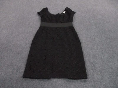 Vestido White House Black Market Adulto 10 Negro Floral Negocios Casual Mujeres NUEVO Foto 1 de 4