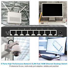 8 Ports High Performance Network VLAN Hub 100M Ethernet Desktop Switch 100‑2 SD0