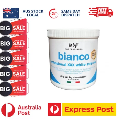 Hi Lift Bianco Professional Strip Wax Ultra Flex 1kg Made in Italy - image 1 of 4