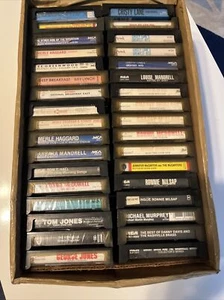 Vintage Country Music Cassette 34 Tapes Lot Sealed Haggard Jones Strait Etc - Bild 1 von 23