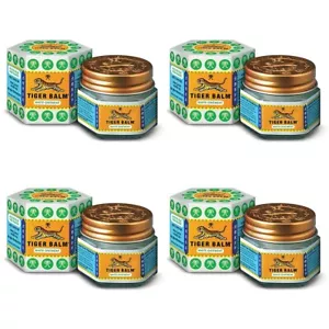 Tiger Balm White Ointment | 21ml each | Pack of 4 | Ayurvedic Pain Relief Balm - Picture 1 of 3