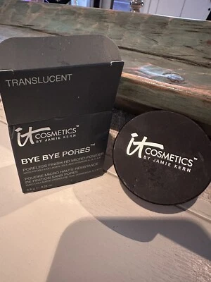 It Bye Bye Pores Poreless Finish Airbrush Powder Translucent 0.23 oz New  - Image 1 of 3