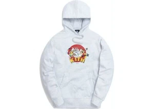 Felpa con cappuccio Kith x Looney Tunes That's All Folks grigio erica. Taglia L - Foto 1 di 6