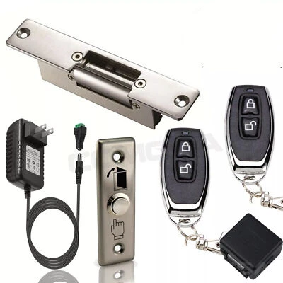 Door Access Control System With Electric Strike Lock Open Lock for Wood Door - Image 1 of 4