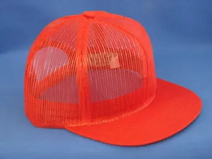 High Crown - Trucker Hat - Red All Mesh - K Brand K Products - US Assembled - Picture 1 of 2