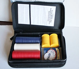 2003 Cardinal’s Texas Hold ’Em Tournament Poker Set w/ Travel Case ~ READ - Picture 1 of 2
