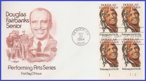 USA3 #2088 U/A ARTMASTER FDC PB4  Douglas Fairbanks - Foto 1 di 1