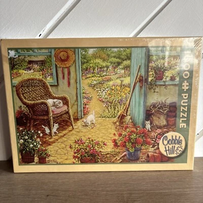 Rompecabezas Cobble Hill 1000 piezas The Potting Shed gatos blancos NUEVO caja sellada Foto 1 de 4