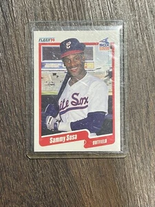 1990 Fleer Sammy Sosa #548 ERROR Baseball Card - Picture 1 of 2