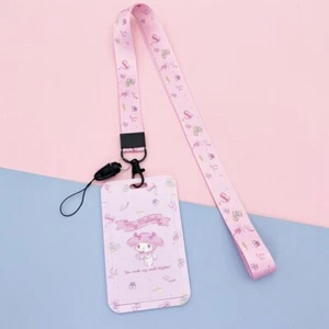 my melody Lanyard sanrio Badge Holder Kawaii RN wallet US Seller credit card - Picture 1 of 3
