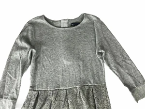 GAPKids Dress.  Girls Size XL.  Gray with Long Sleeves.  Knit.  Back Zipper.  - Picture 1 of 8
